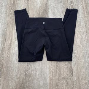 Black Size 6 Lululemon Leggings NWOT